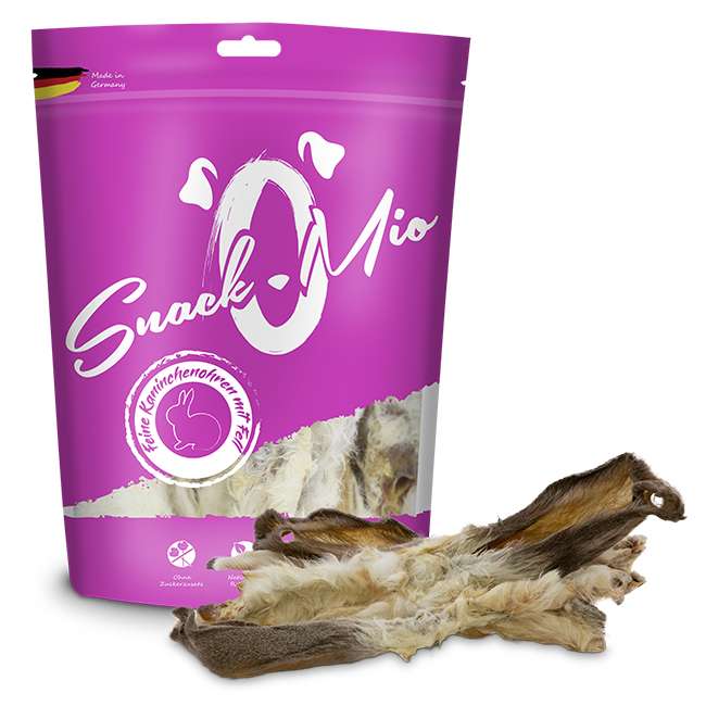 SnackOMio - Feine Kaninchenohren mit Fell – Bild 2