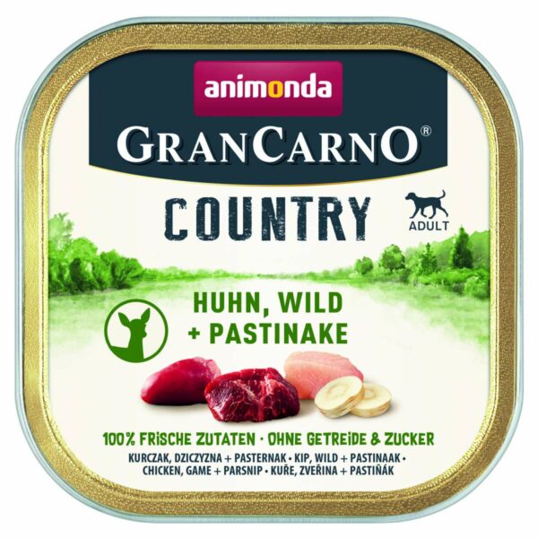 GranCarno Country Huhn, Wild + Pastinake Adult 150g