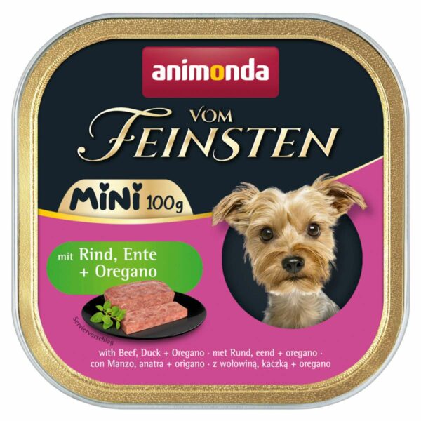 NEU! Animonda - Vom Feinsten Mini mit Rind, Ente + Oregano