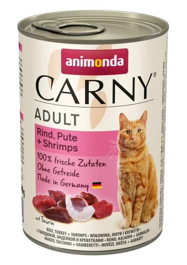 Animonda - Carny Rind, Pute + Shrimps Adult 200g / 400g / 800g