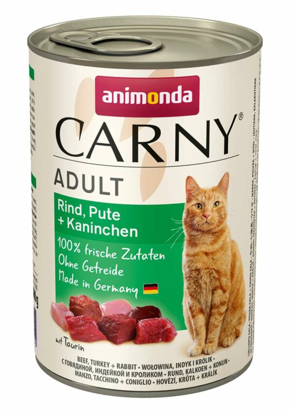 Animonda - Carny Rind, Pute + Kaninchen Adult 200g / 400g / 800g
